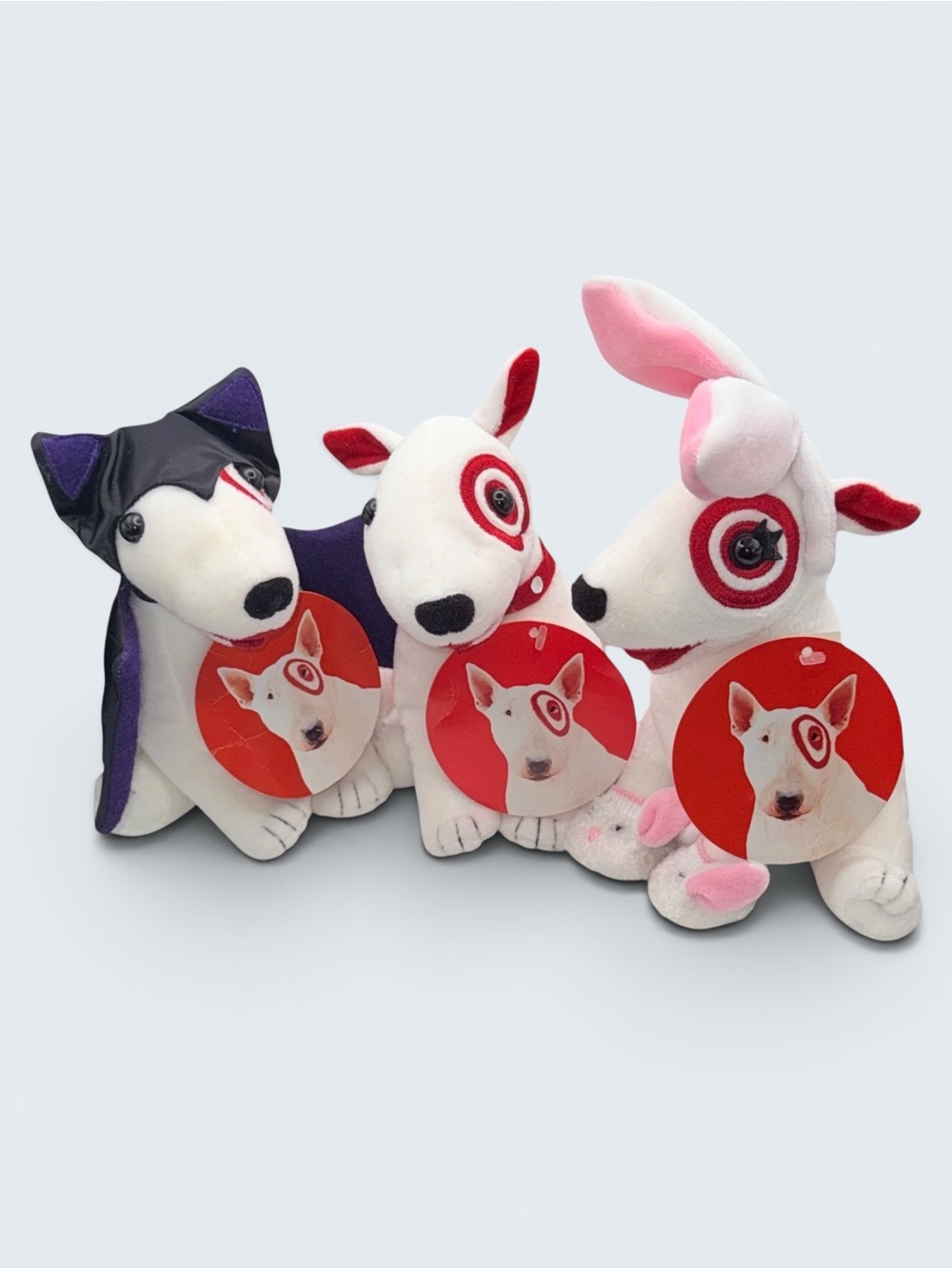 Vintage Target Bullseye Plush Halloween Bat Bunny and Boxers